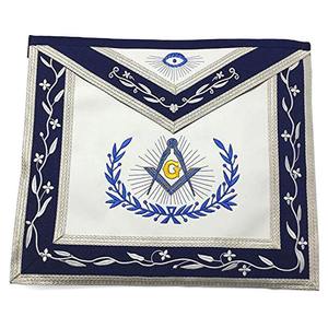 Delantal Masónico de Cuero de Alta Calidad, Bordado a Mano, Estilo Vintage, Resistente al Agua, Color y Logotipo Personalizables - Product Image 2