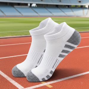 Chaussettes mi-mollet rayées en Spandex pour femme, compression CLASSE 4, respirantes, tricotées, imprimées numériquement, avec revers, pour usage quotidien, style automne classique - Product Image 1