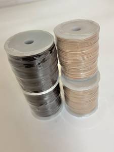 Wholesale Waxed Leather Cord 100m Roll <b>Strong</b> Flexible Round Leather <b>String</b> for Jewelry Making Crafts & Accessories - Product Image 3