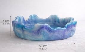 Bols en résine jetables ILAHI, écologiques, résistants à l'eau, pour fêtes, gâteaux, riz, plusieurs couleurs, modernes et élégants pour la table. - Product Image 2