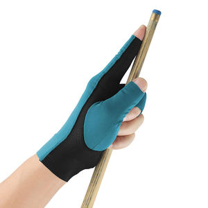 Breathable High Quality <b>Moisture</b> Wicking Cooling Mesh Stretchable Snooker <b>Gloves</b> Cut Fingers Anti Slip Unisex Snooker <b>Gloves</b> - Product Image 4