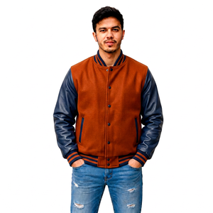 Blouson universitaire personnalisé pour les boutiques, fabricant de vêtements streetwear, blouson Letterman, vente en gros, vêtements à marque privée, fournisseur OEM - Product Image 2