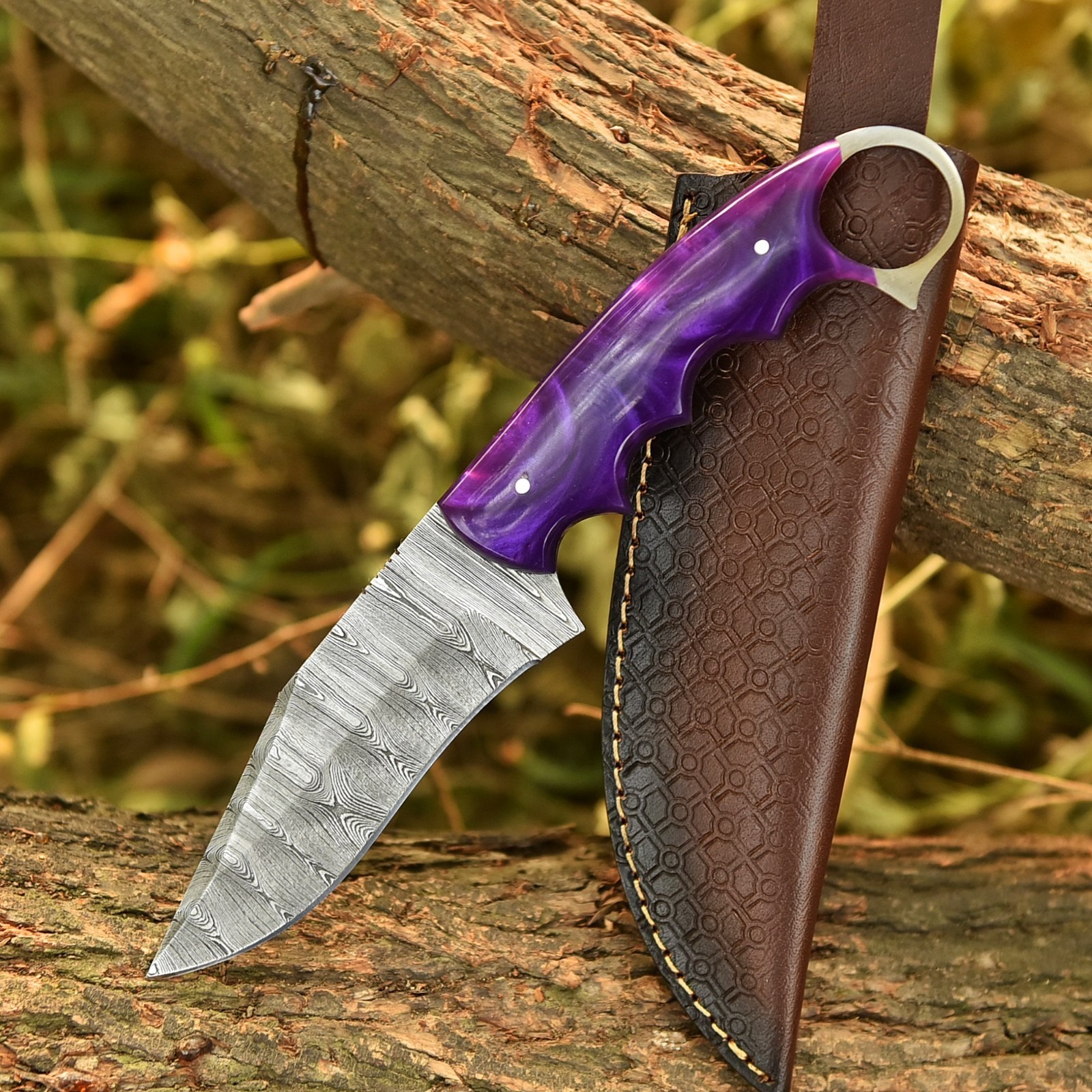 Résine violette