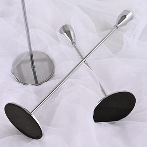 เชิงเทียนเงินแบบฝรั่งเศสสำหรับเทียนทรงกรวย - Product Image 2