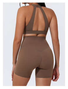 Wholesale Women's Sportswear Fitness Yoga Active Wear Women 2PCS High Waist Yoga Sets - Product Image 3