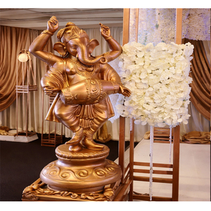 รูปปั้นพระพิฆเนศไฟเบอร์สำหรับตกแต่ง สีทอง รูปปั้นพระพิฆเนศไฟเบอร์สำหรับงานแต่งงาน รูปปั้นต้อนรับงานแต่งงานหลากหลายสไตล์ ซิดนีย์ - Product Image 4