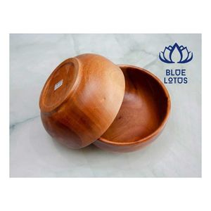 BEST CHOICE 2026 Wooden Bowl Solid Wood Serving Bowl for Fruit Display and Snack Presentation - Product Image 1