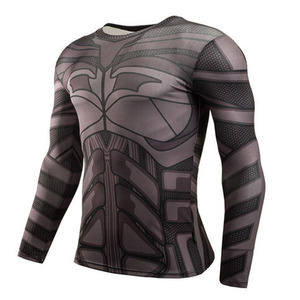 Premium Sublimation <b>Compression</b> Rash Guard for Men <b>Women</b> BJJ No Gi Training Sports Apparel - Product Image 3