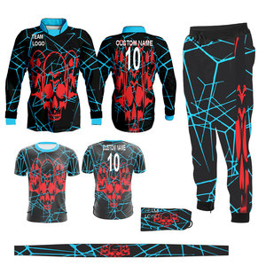 Ensemble professionnel de paintball personnalisé : maillot, t-shirt, pantalon de jogging, masque facial et bandeau pour compétition d'équipe - Product Image 5