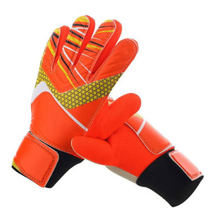 Proveedor Directo de Fábrica, Guantes de Portero de Cuero Profesionales con Logotipo Personalizado, Cómodos, Suaves, de Dedo Completo, Ajustables con Cordones - Product Image 2