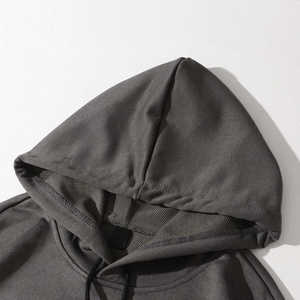 Sudadera con Capucha Unisex con Pedrería Lightning Destroyer 2026 Gris Oscuro Oversize con Cristales Plateados Brillantes Estilo Urbano - Product Image 5