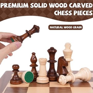 Wholesale Premium Sheesham <b>Wood</b> Foldable <b>Chess</b> Table - Unique Wooden <b>Chess</b> <b>Sets</b> - Product Image 3