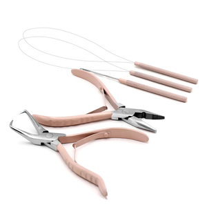 Hair <b>Extension</b> Pliers Hold Tool for Keratin Hair <b>Extensions</b> Microlink <b>Beads</b> Surgical Grade Stainless Steel Commercial - Product Image 1