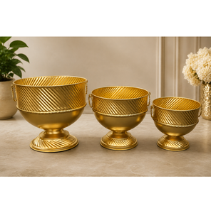 Vase de sol et de table vintage en fer doré, résistant à la rouille, pour centre de table floral de mariage, décoration de maison et de jardin de haute qualité, vente chaude - Product Image 1