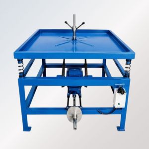 Table vibrante industrielle, équipement d'essai, plateforme vibrante carrée à ressorts pour la production et la recherche - Product Image 1