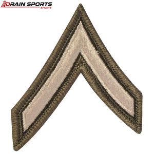 Écussons de grade uniforme brodés sur mesure couleur personnalisée, nouveau style - Product Image 3