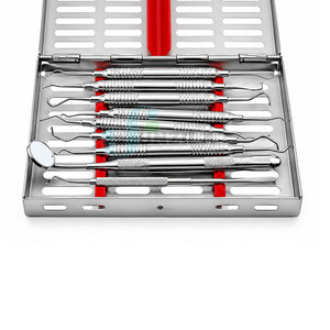 Kit dentaire manuel à bas prix, ensemble d'équipement complet avec étui de protection portable, finition précise, écologique et réutilisable - Product Image 4