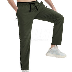 กางเกงขายาวผู้ชายทรงตรงสไตล์ลำลอง ผ้าฝ้าย 100% ระบายอากาศได้ดี ดีไซน์เฉพาะตัว รับผลิตตามแบบ สำหรับขายออนไลน์ - Product Image 4