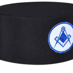 Casquette de Maître Maçon de Loge Bleue avec emblème G de compas carré blanc et bleu, broderie 3D, satin, couleurs personnalisables, unisexe, pour l'extérieur - Product Image 4