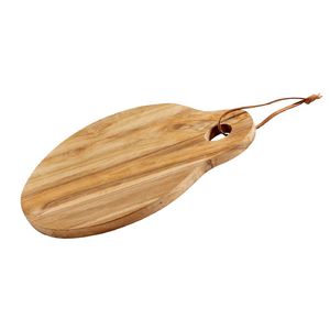Planche à découper ronde en bois de qualité supérieure, épaisseur 1,3 cm, facile à nettoyer et non toxique, compatible lave-vaisselle - Product Image 3