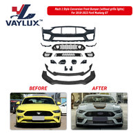 Nouvel accessoire universel pour voiture : Kit carrosserie style Mach 1, conversion pare-chocs avant, calandre et feux, fixation par boulons, ajustement parfait 2018-2023