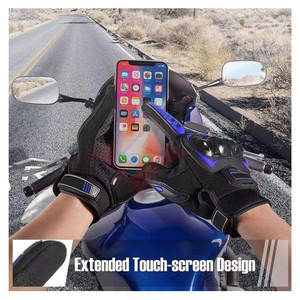 Gants de moto unisexes en cuir véritable, respirants, imperméables, compatibles écran tactile, coupe-vent et thermiques, pour sports de ski en extérieur - Product Image 5