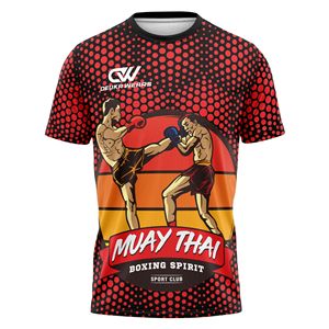 Conjunto de Pantalones Cortos de Artes Marciales de Jiu Jitsu con Logotipo Sublimado Personalizado OEM, Ropa Deportiva de Alta Calidad de Fibra de Poliéster para MMA y Muay Thai, Manga Corta - Product Image 2
