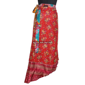 New 100 Ways to Wear Magic <b>Wrap</b> Vintage India Silk 38 Inch Sari Silk Multi Wear <b>Wrap</b> <b>Skirts</b> Halter Sarong Bohemian Magic <b>Wrap</b> - Product Image 6