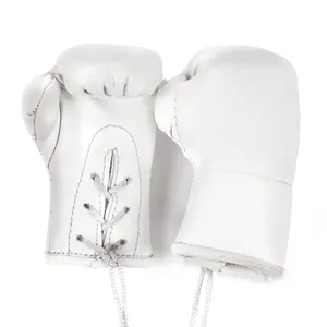 Porte-clés en acier inoxydable, mini gants de boxe personnalisés, cuir PU, haute qualité, léger, cadeau tendance, logo personnalisé - Product Image 1