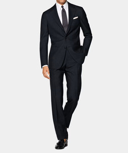 Traje de Hombre Color Carbón Oscuro de Alta Calidad Hecho en Pakistán, Blazer con Solapa de Muesca y Pantalones de Vestir, Traje de Dos Piezas a Medida, Ropa Formal - Product Image 4