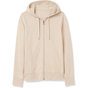 Lightweight <b>Zip</b> Up Men Hoodies 100% Cotton Fabric Regular Fit Adjustable <b>Hood</b> Waterproof Windproof Winter Everyday Outdoor - Product Image 1