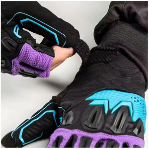 Gants tactiques en cuir à doigts complets pour hommes, accessoires de chasse, vêtements de sport, entraînement en salle de sport, équitation - Product Image 6