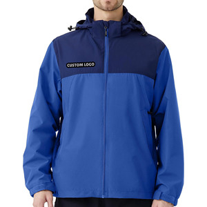 Chaqueta de Invierno Transpirable e Impermeable de Talla Grande, Cortavientos con Capucha, Chaqueta Bomber Cálida de Punto de Oveja, Poliéster de Secado Rápido - Product Image 1