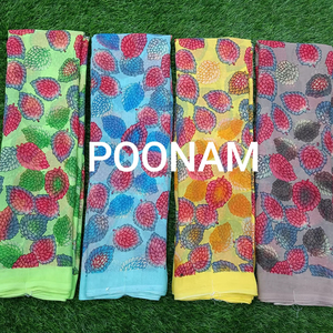 ชุดส่าหรีผ้าส่าหรีซันไชน์สวยพร้อมเสื้อส่าหรีดีไซน์เนอร์น้ำหนักเบาสำหรับงานปาร์ตี้ส่าหรีไซต์ผู้ขายขายส่งจำนวนมาก - Product Image 2