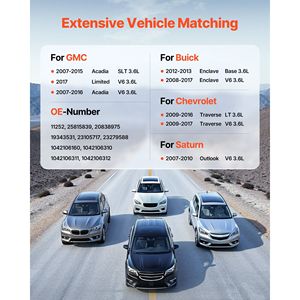 Alternatore per auto compatibile con Buick Enclave Base 3.6L 2012-2013, Chevy Traverse LT 2009-2016, GMC Acadia SLT 2007-2015, Saturn-11252 - Product Image 2