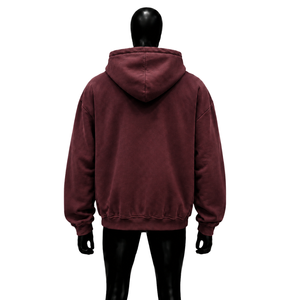 Sweat à capuche graphique Marron Ange Vintage Oversize Streetwear Ailes Célestes Lavé Gothique Épais Décontracté pour l'Automne - Product Image 2