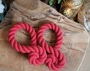 Curtain holder - <b>tieback</b> for curtains, rope binding with magnet hold - Product Image 1