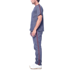 Ensembles d'uniformes médicaux en coton tricoté unisexe pour infirmières, vente en gros 2026 - Product Image 3