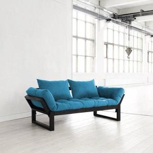 Sofá Cama Convertible Azul Moderno con Asientos Acolchados de Espuma para Sala de Estar, Dormitorio, Hotel, Apartamento - Product Image 4