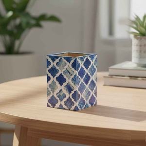 Porte-stylos en MDF de qualité supérieure, fait main, style bois, organiseur de bureau pour stylos, disponible au prix d'usine - Product Image 2