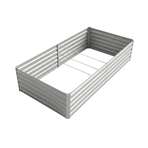 Bac à plantes surélevé en acier robuste personnalisé OEM, facile à assembler, pour la culture des plantes dans la cour arrière, GB003 - Product Image 1