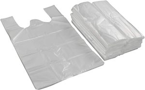 ถุงช้อปปิ้งพลาสติกใสแบบเสื้อยืด - Product Image 2