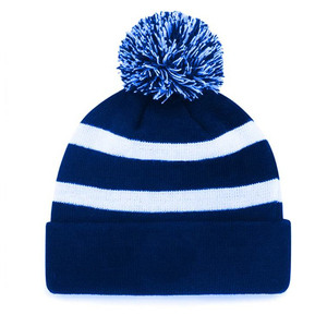 Gorro de Punto Morado Unisex, Color Sólido, Gorro de Invierno Informal para Esquí, Diseño Ajustado, Material Acrílico - Product Image 1