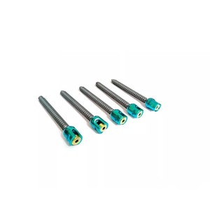 Jeu de vis polyaxiales 8,0 mm x 80 mm, 5 pièces, implant orthopédique vétérinaire pour la chirurgie de fixation osseuse, acier inoxydable, certifié CE - Product Image 5