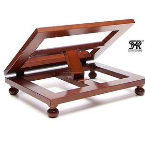 Elegante Soporte de Madera Ecológico para Libros, Ajustable y Plegable, para Corán, Biblia, Libros de Cocina, Portátil, Escritorio, Estudio y Hogar - Product Image 1