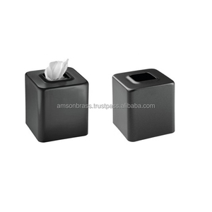 Boîte porte-serviettes coin rond boîte à mouchoirs porte-couvercle décoration salon Table à manger Table basse - Product Image 5