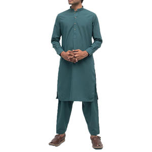 Conjunto Salwar Kameez de 2 Piezas para Hombre, Personalizado, de Alta Calidad, Tradicional, de Secado Rápido, Transpirable, Servicios OEM - Product Image 1