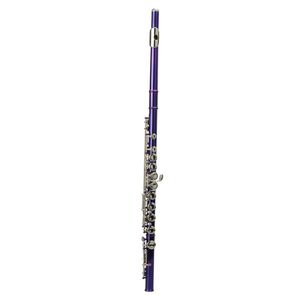 Flauto da Concerto in Cupronickel C 16 con Design a Fori Aperti in Colore Viola e Materiale in Legno - Product Image 6