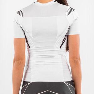 Fabricant de logos personnalisés, tissu polyester et élasthanne, Playera Jiujitsu avec protection, Rashguard pour hommes, chemises Rash Guard MMA - Product Image 2