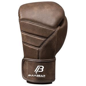 Gants de boxe BULKBEAR en cuir blanc et noir, fermeture auto-agrippante, respirants, antidérapants, imperméables, pour hommes adultes, équipement de boxe, OEM personnalisé - Product Image 2